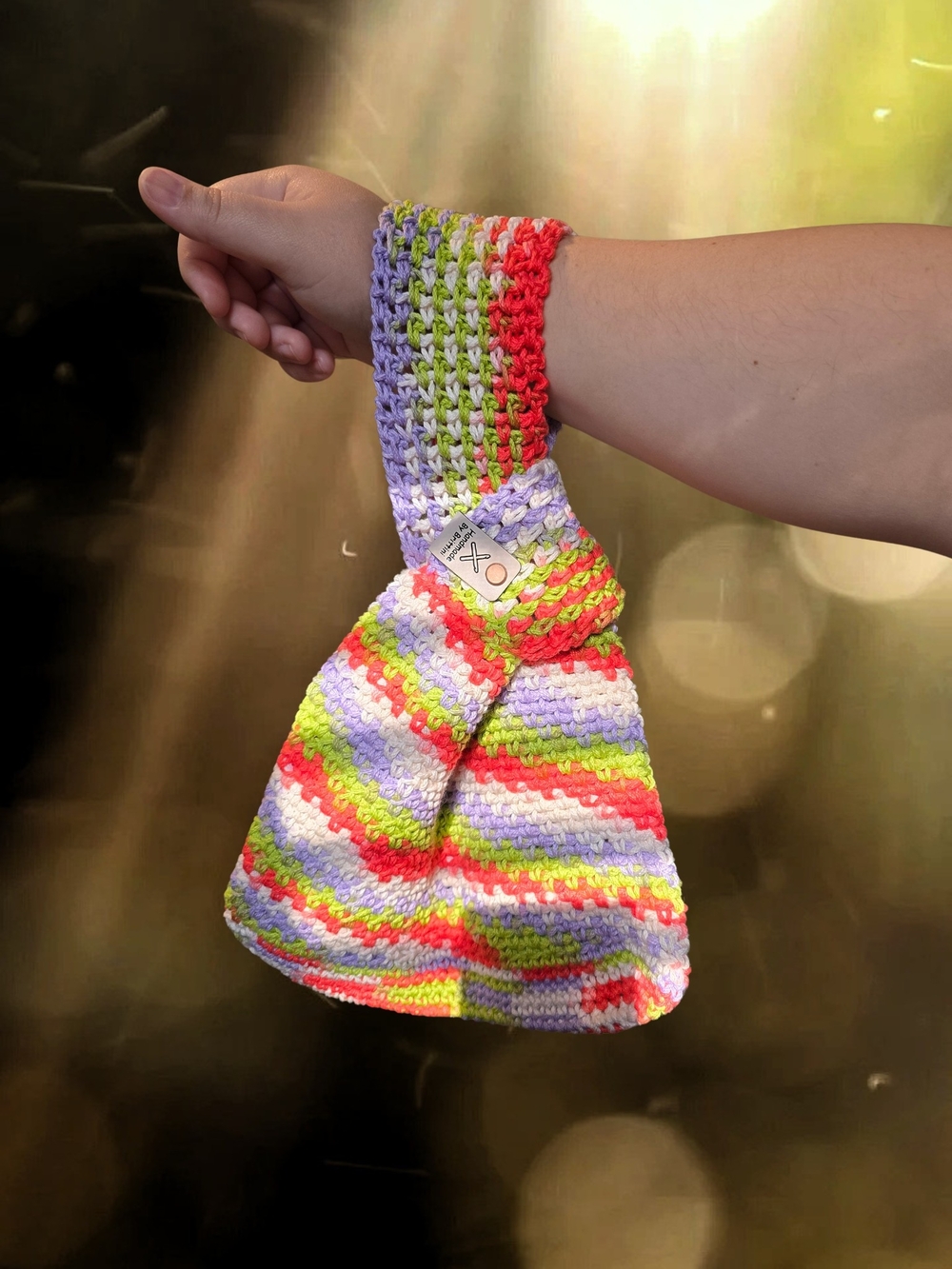 Handmade Crocheted Japenese Knot Bag